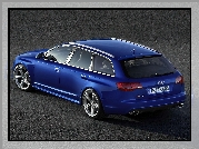 Niebieskie, Audi A6, RS, Kombi