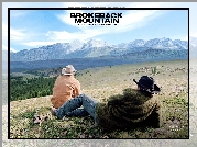 Brokeback Mountain, góry, postacie, łąka