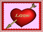 Walentynki,serce, strzała