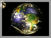 Kula, Ziemska, Zdjęcie z satelity