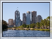 Melbourne, Woda, Most, Architektura