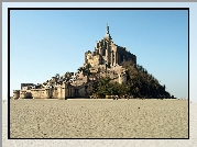 Mont Saint-Michel, Francja, Wyspa, Odpływ, Klasztor