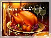 Indyk, Święto, Dziękczynienia, Jedzenie