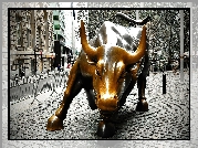Byk, Posąg, Wall Street, Manhattan