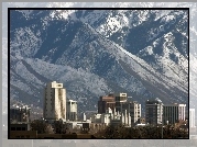 Stany Zjednoczone, Salt Lake City, Miasto, Drapacze Chmur, Góry