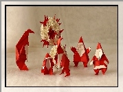 Origami, Świąteczna, Dekoracja