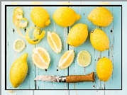 Cytryny, Nóż