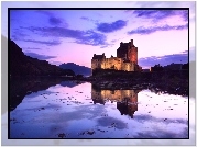 Zamek Eilean Donan, Wyspa Loch Duich, Jezioro Loch Duich, Region Highland, Szkocja