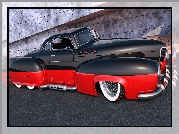 Samochód, Czarno-czerwony, Rat Rod, V8 Helmet Rod