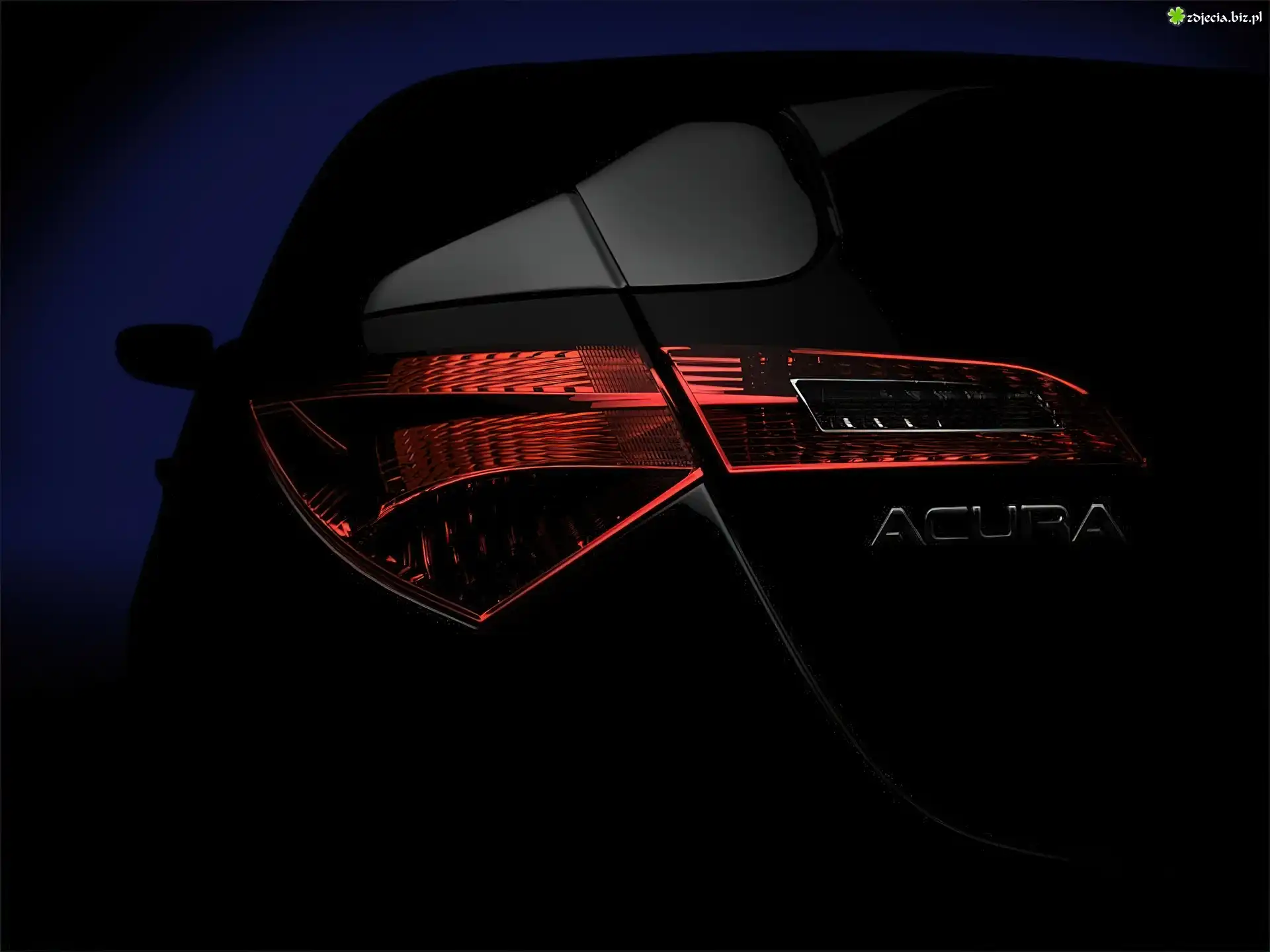 Acura ZDX, Lampa, Tył, Logo