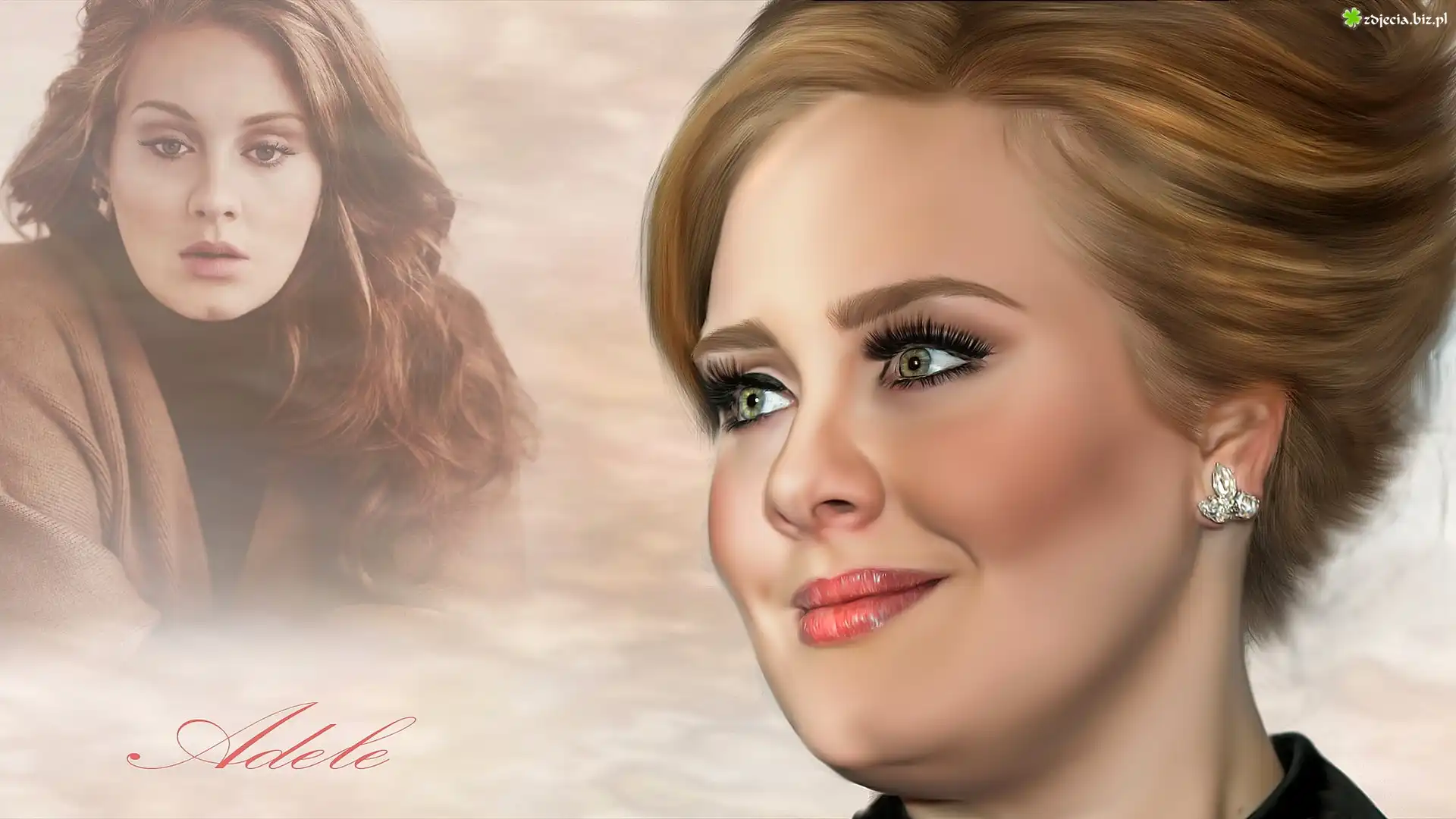 Piosenkarka, Adele, Grafika