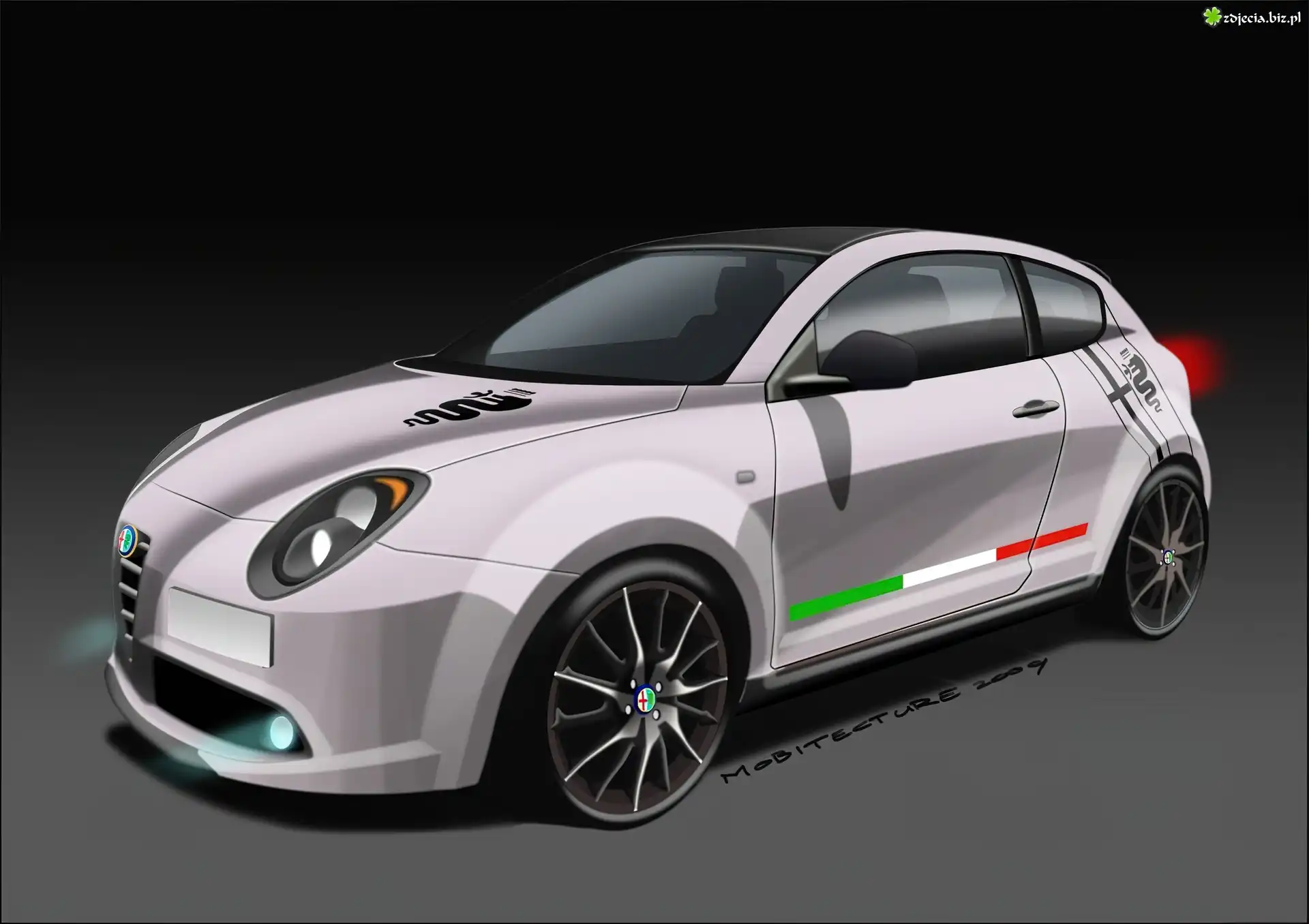Alfa Romeo MiTo, Prototyp, Grafika