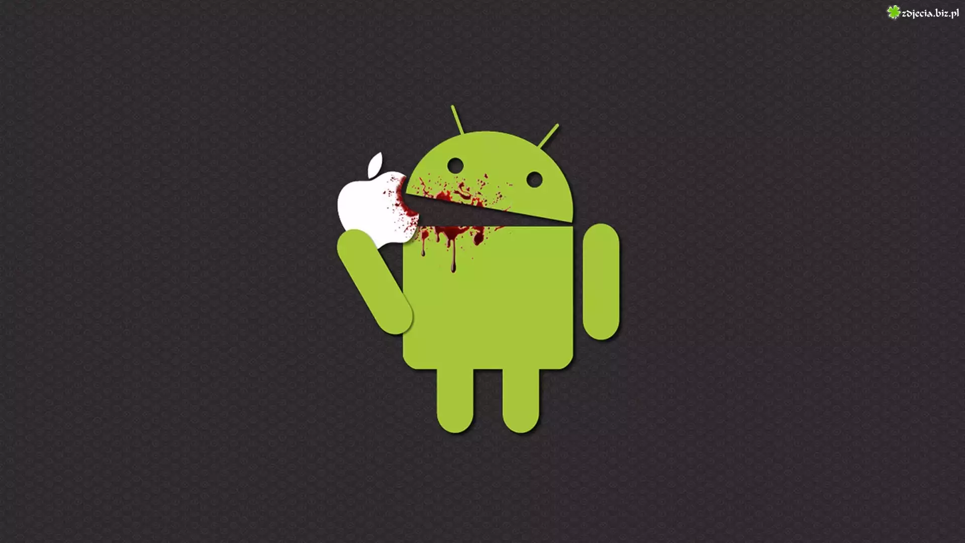 Android, Apple, Krew, Jabłko, Logo