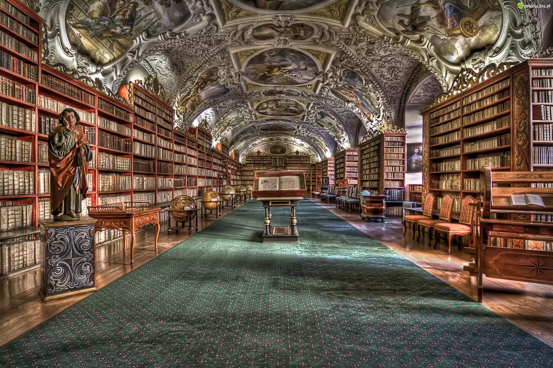 Biblioteka, Regały