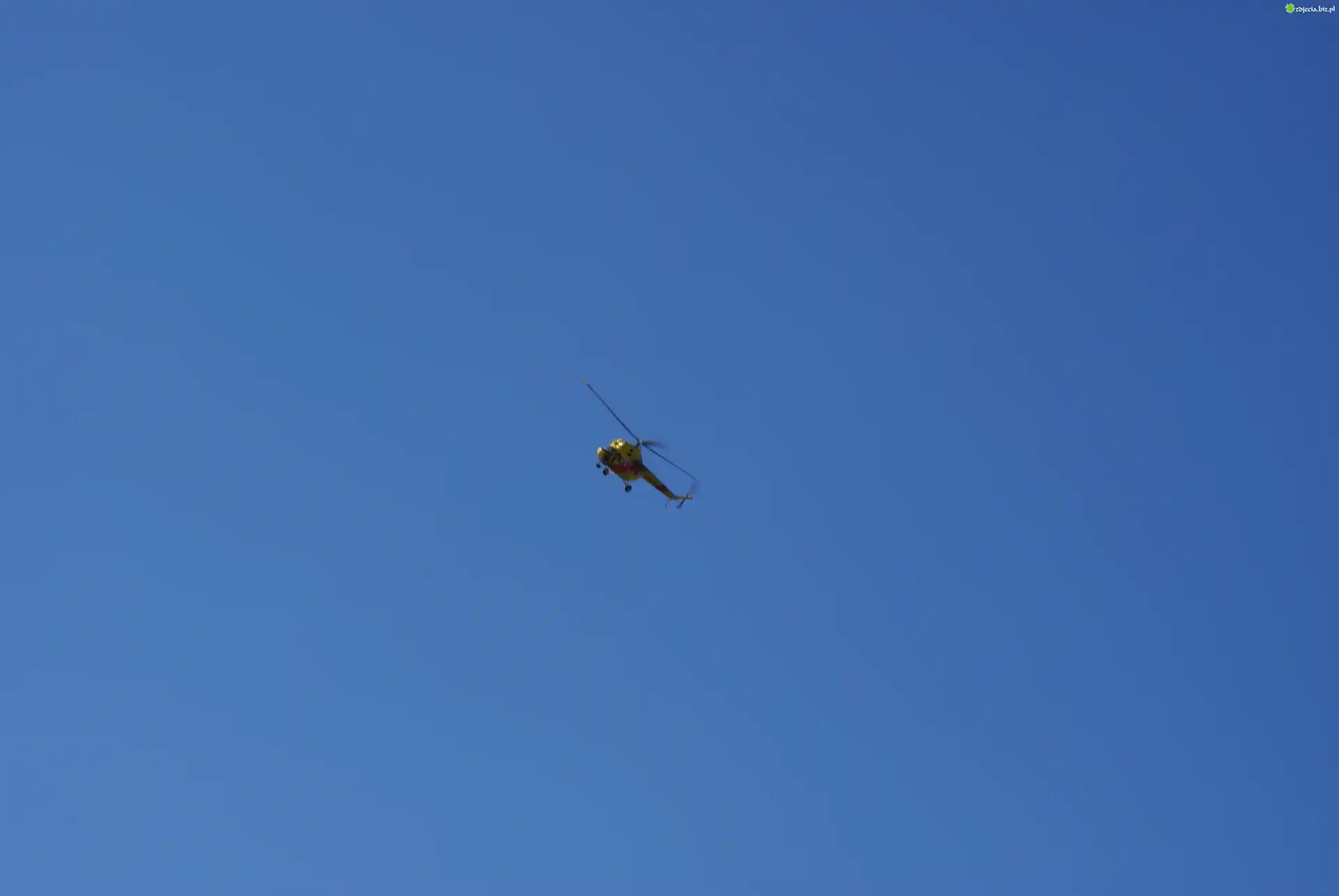Niebo, Błękitne, Helikopter