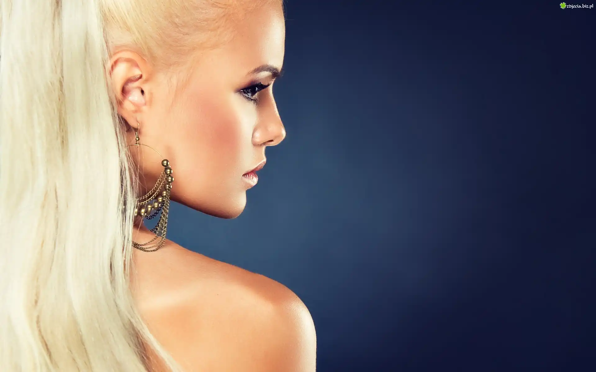 Kobieta, Blondynka, Profil