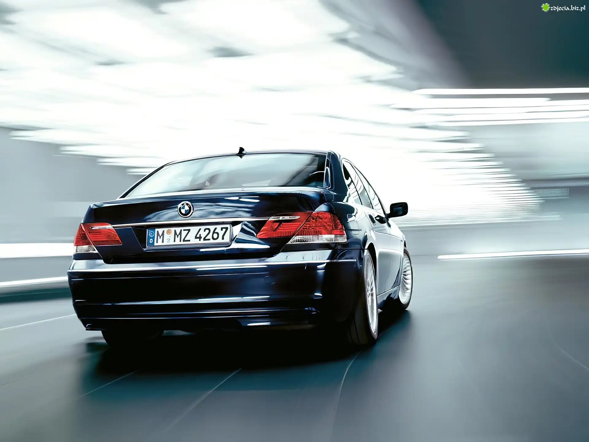 BMW 7, E65, Tunel, Tył, Światła