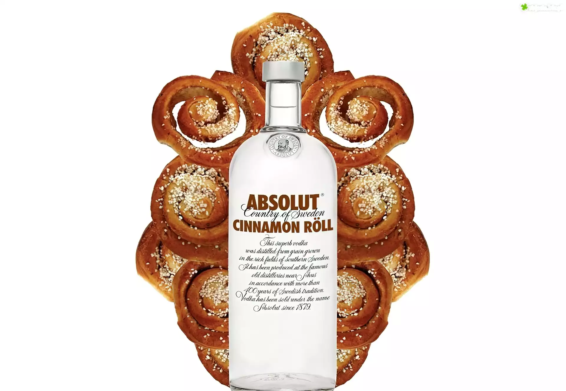 Butelka, Wódki, Absolut, Cynamonowej