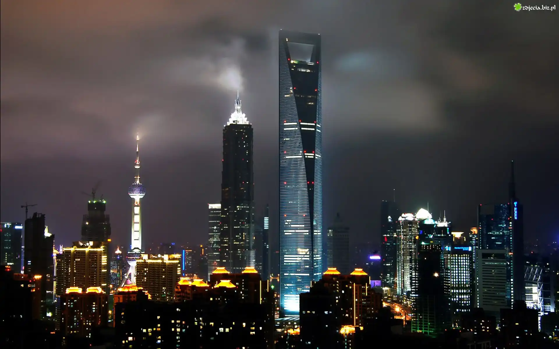 Chiny, Shanghai, World, Financial, Center