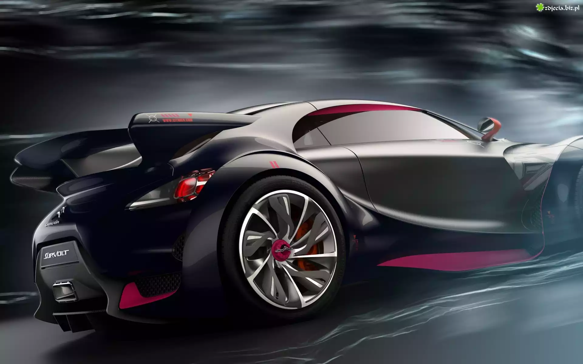 Citroen Survolt, Aerodynamika, Dyfuzor