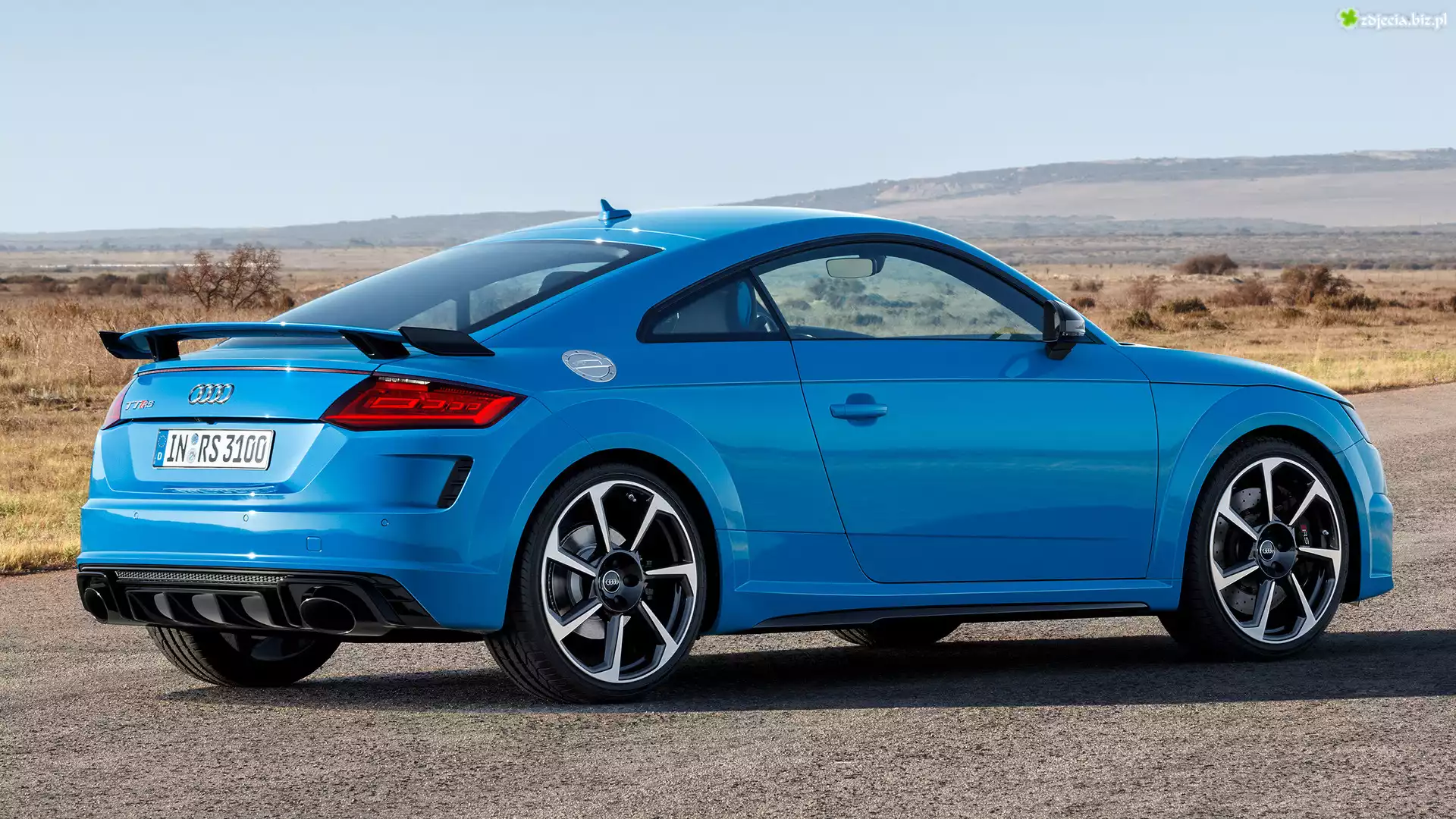 Audi TT RS Coupe, Niebieskie, Bok