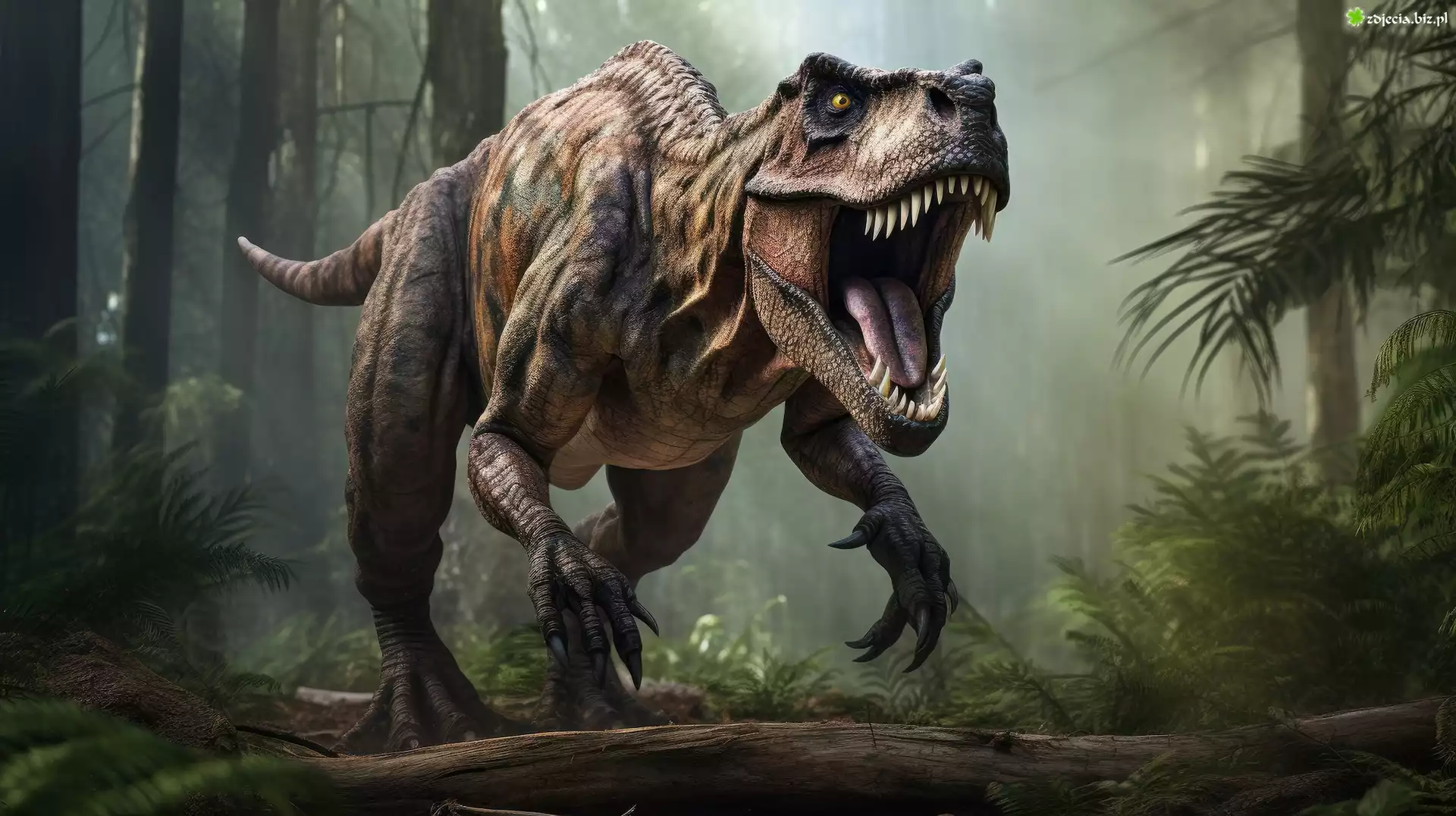 Dinozaur, Tyranozaur, Grafika
