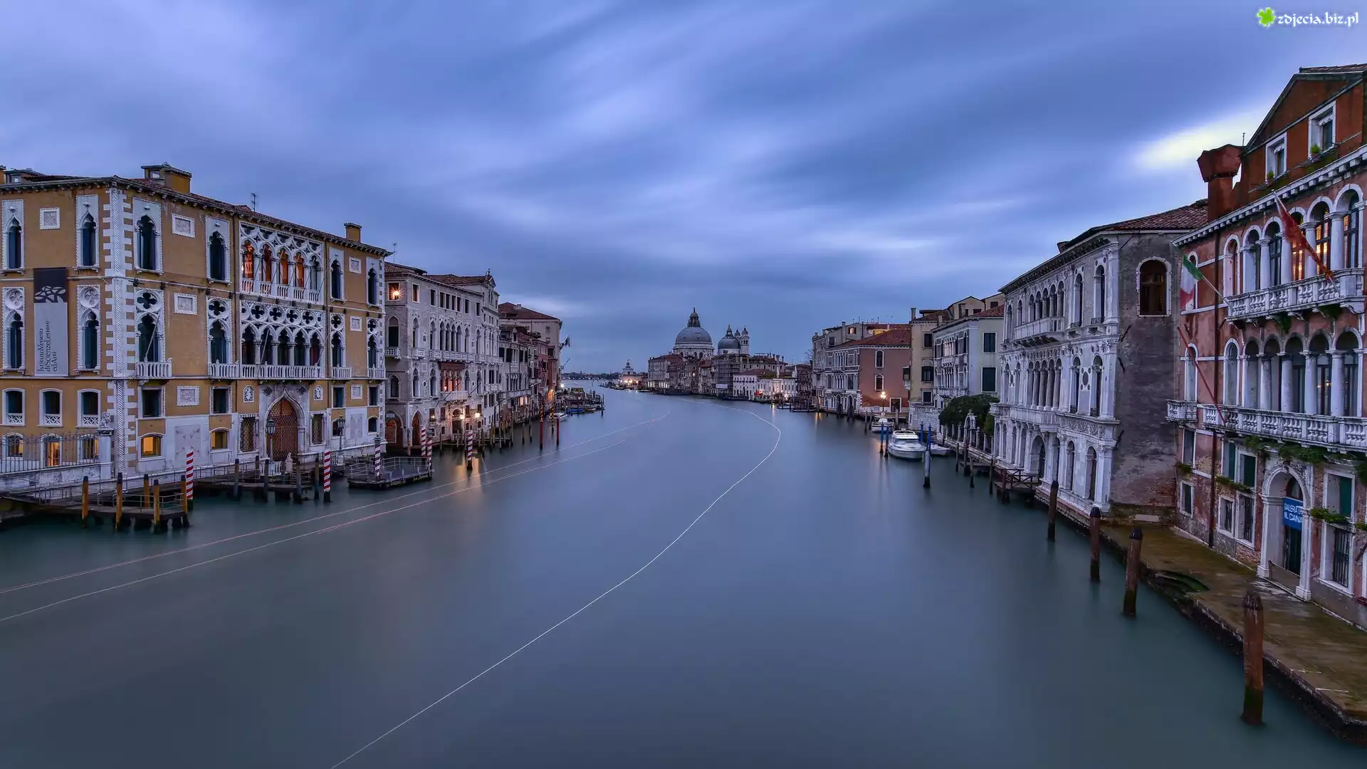 Canal Grande, Kanał, Domy, Wenecja, Włochy