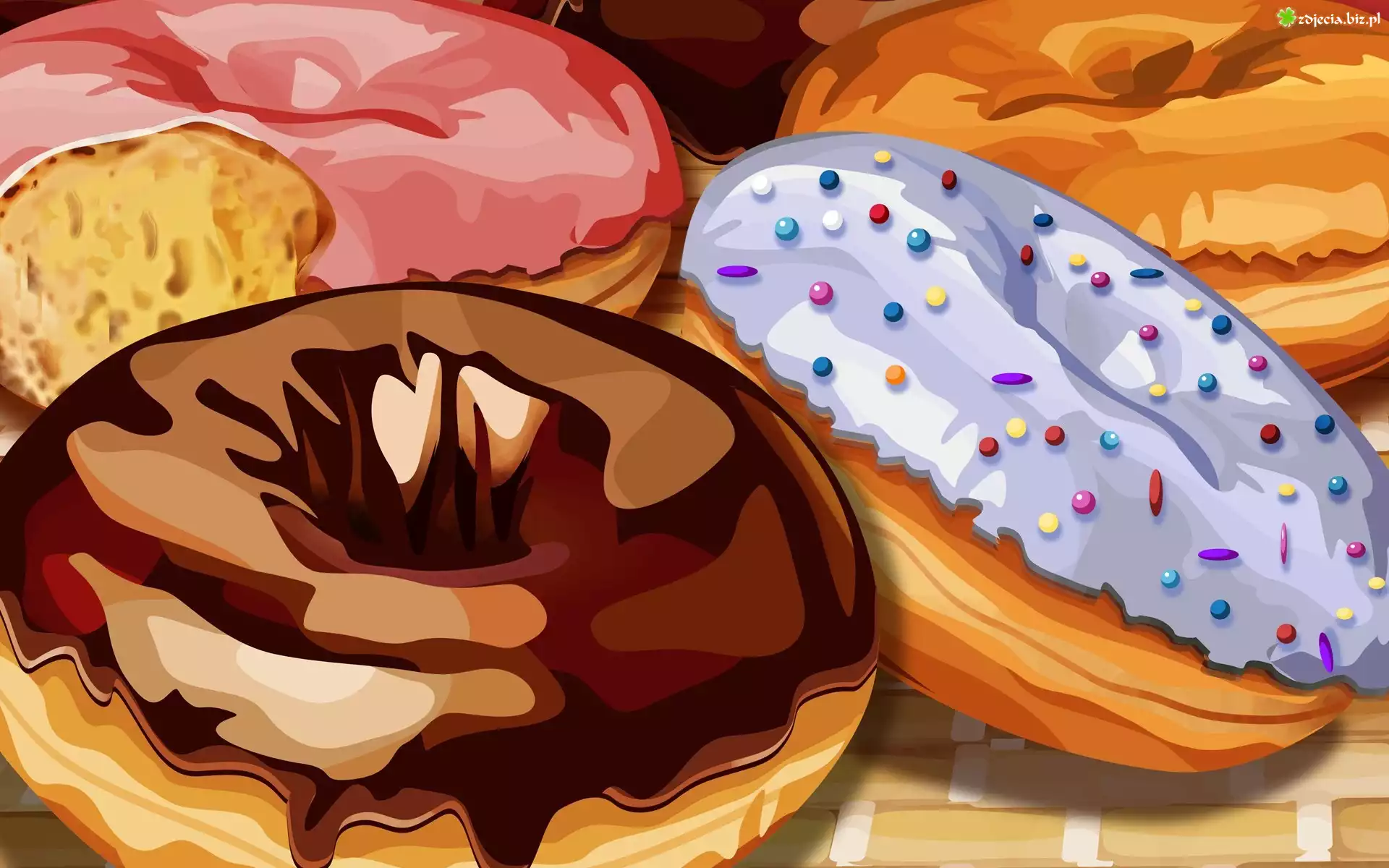 PÄ…czki, Donaty, Grafika