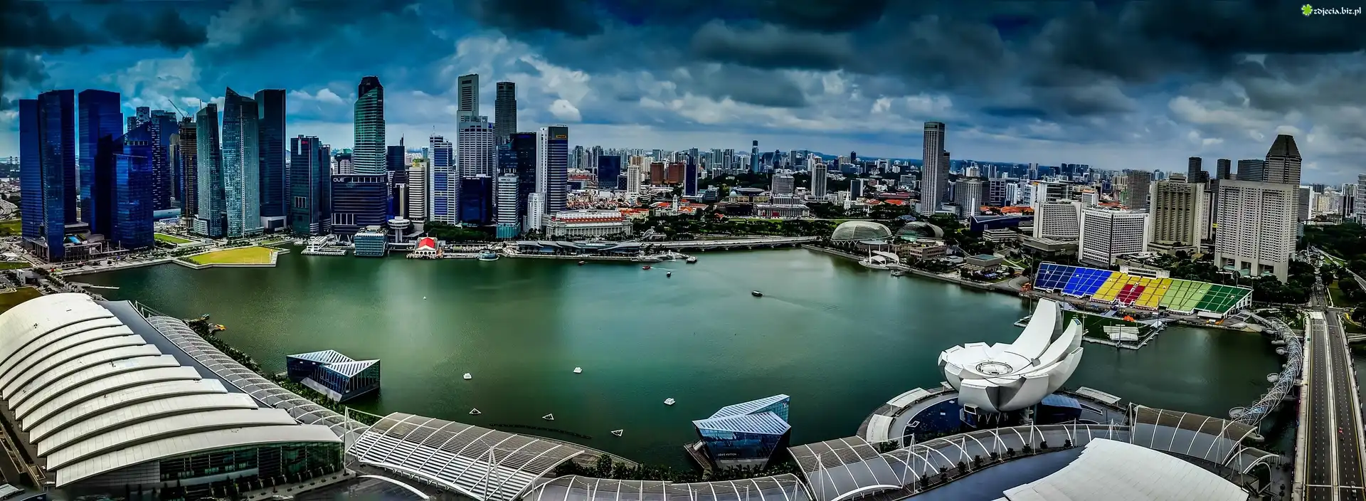 Drapacze Chmur, Singapur, Panorama Miasta