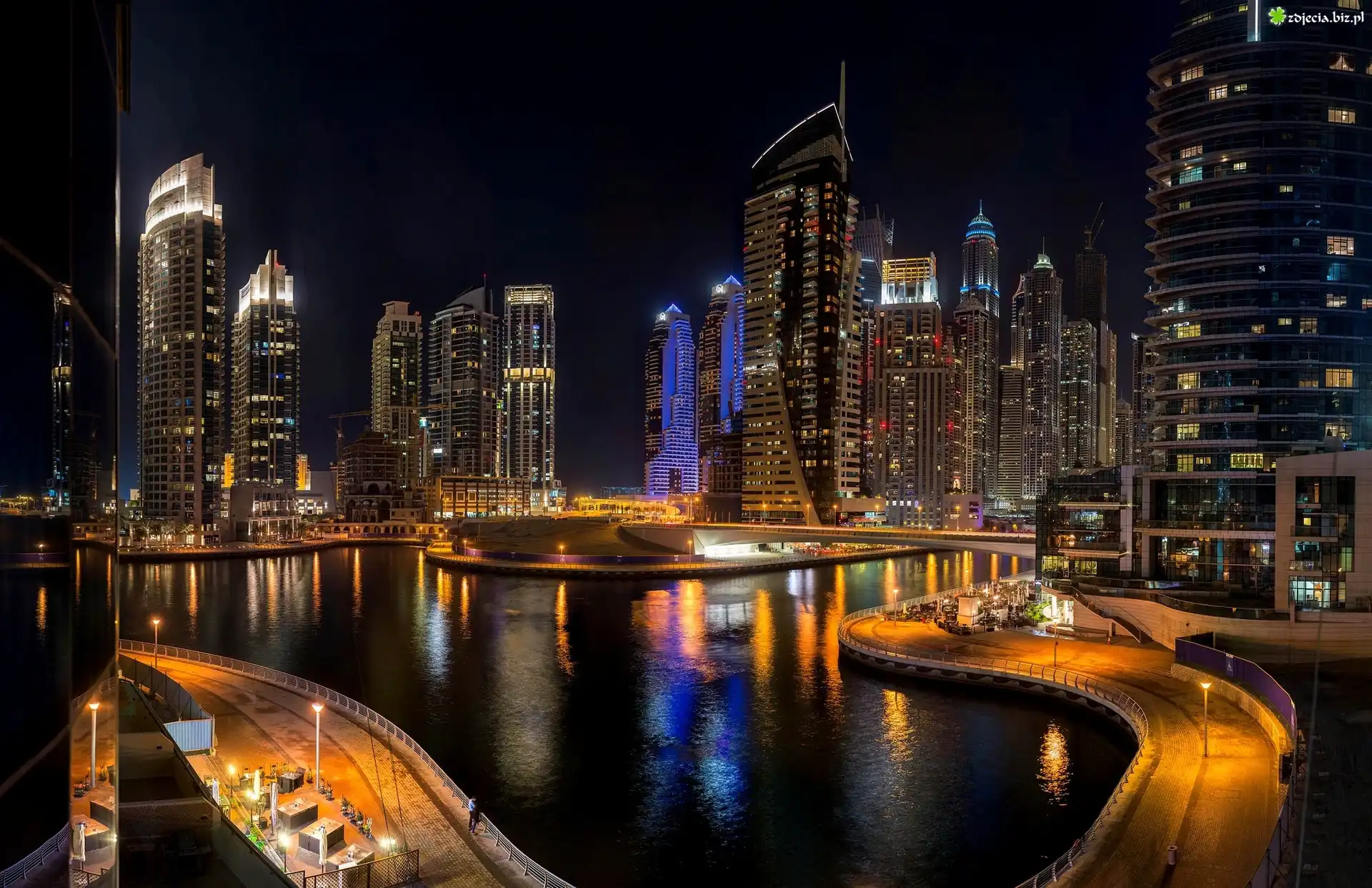 Dubaj, Drapacze, Chmur, Most