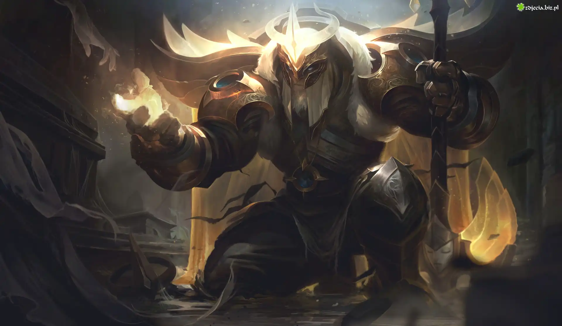 Gra, League of Legends, Postać, Yorick Mori, Pasterz Zagubionych Dusz