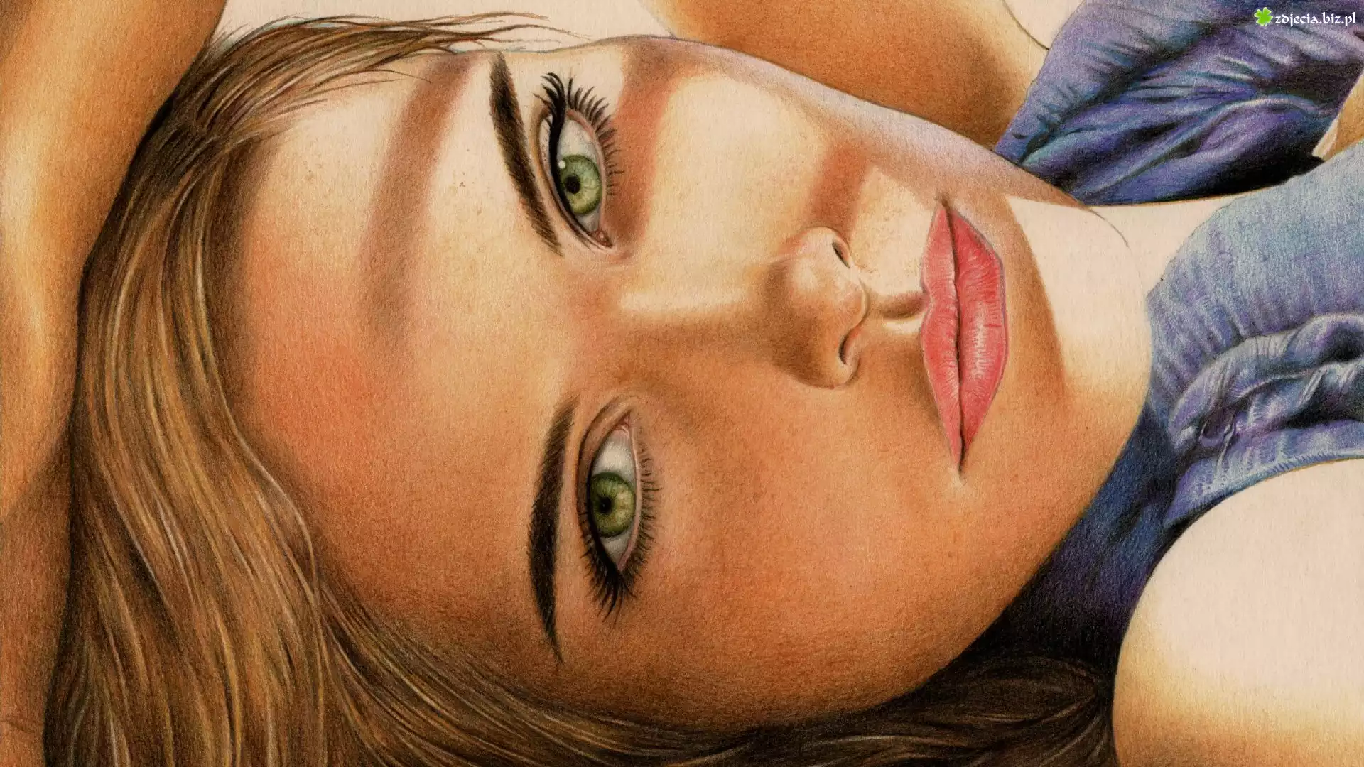 Dziewczyna, Celebrytka, Isabel Lucas, Paintography