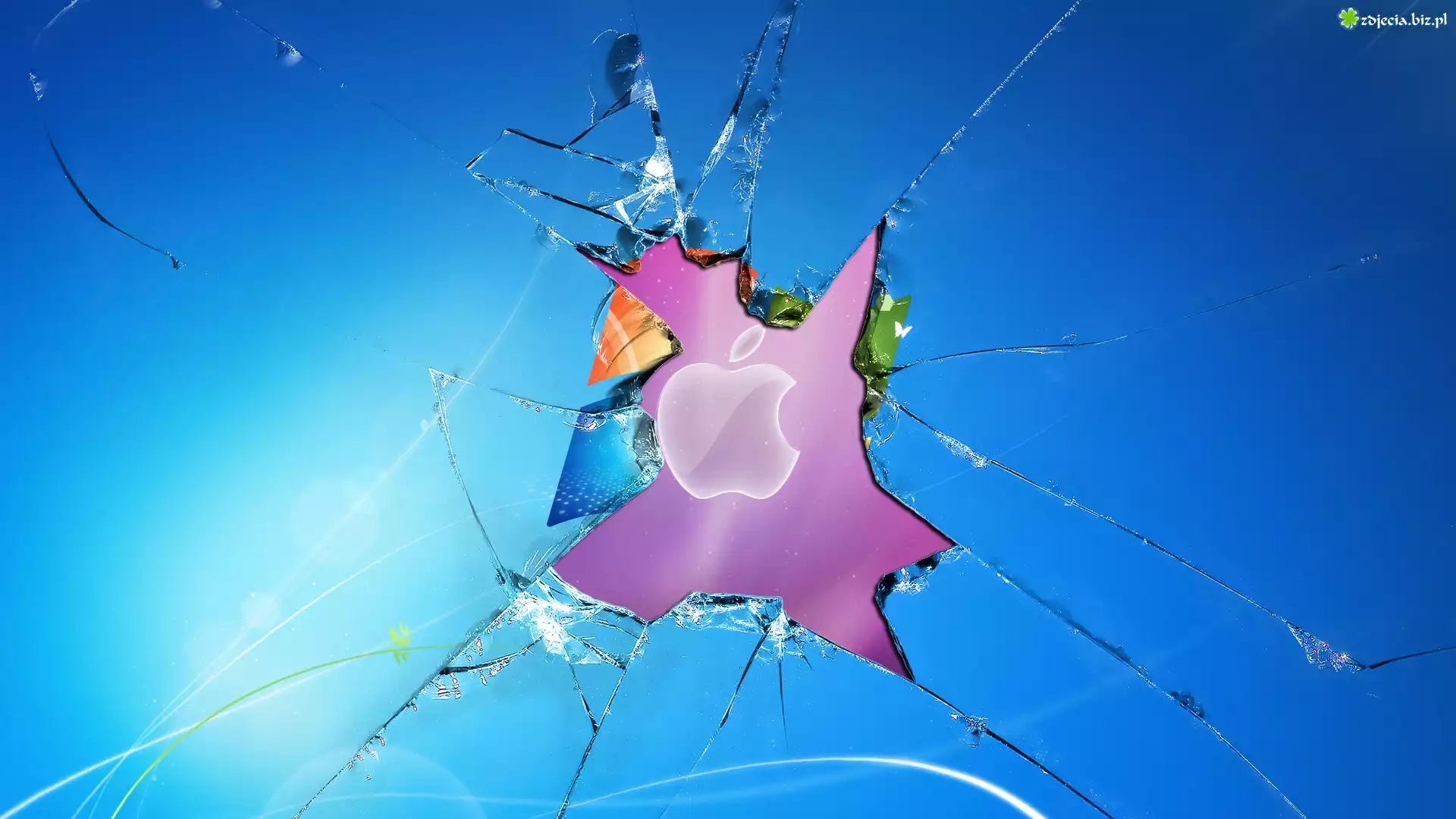 Pęknięty, Ekran, Apple