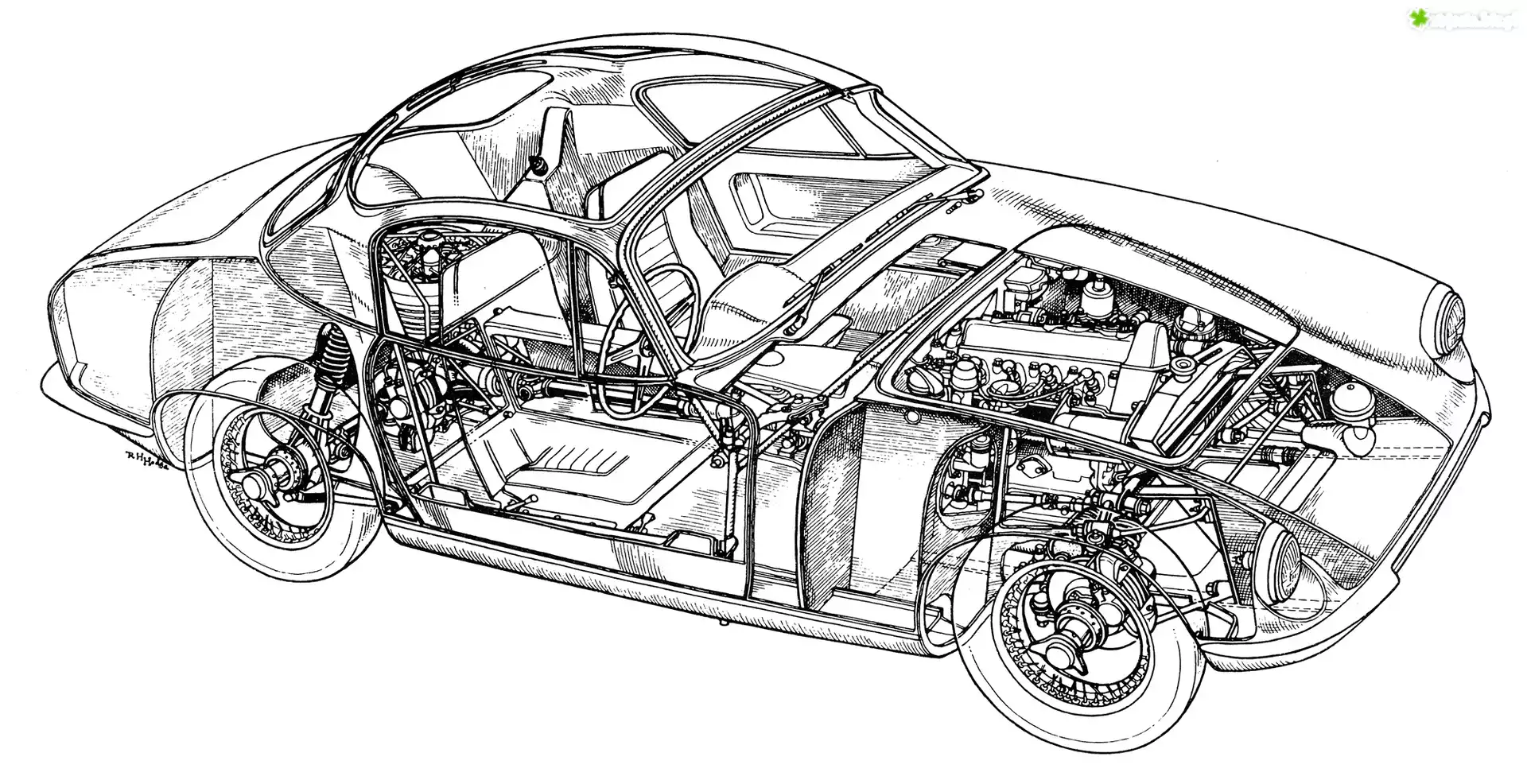 Lotus Elite, Szkic