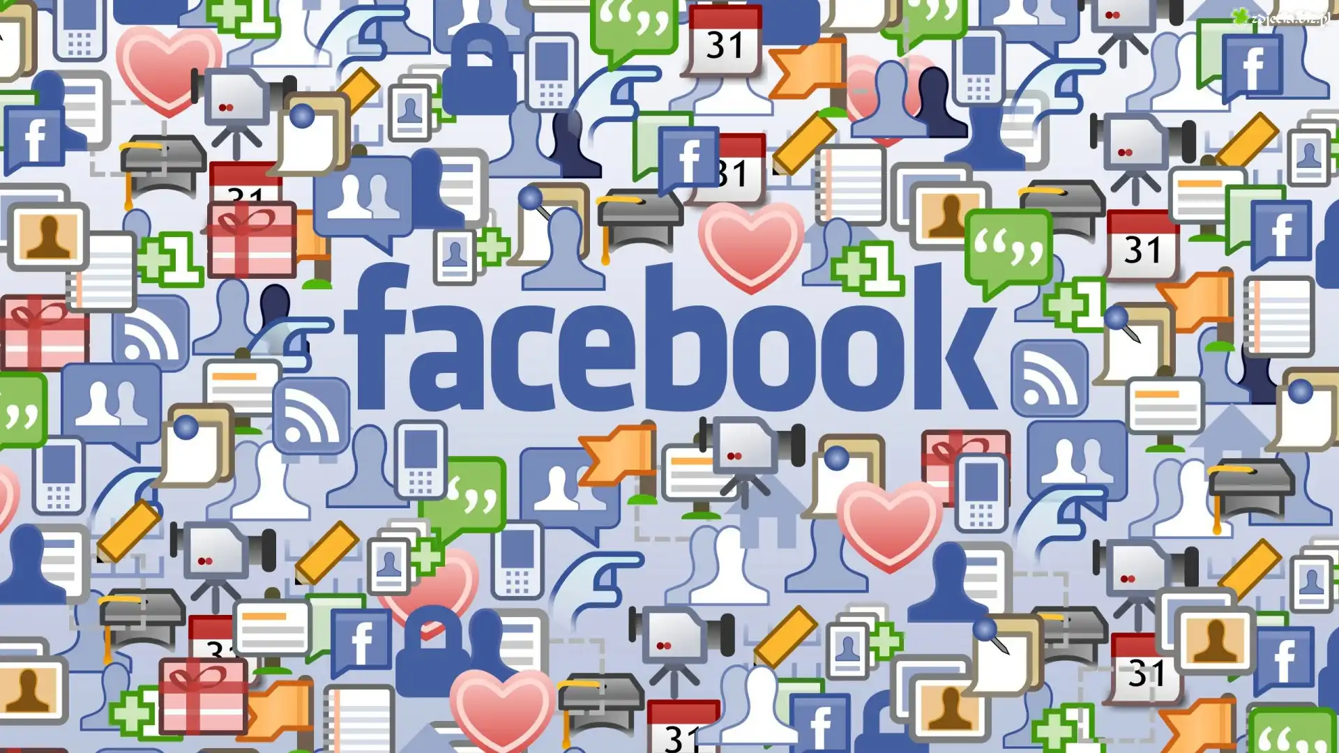 Facebook, Tekstura, Sieć, Społeczność