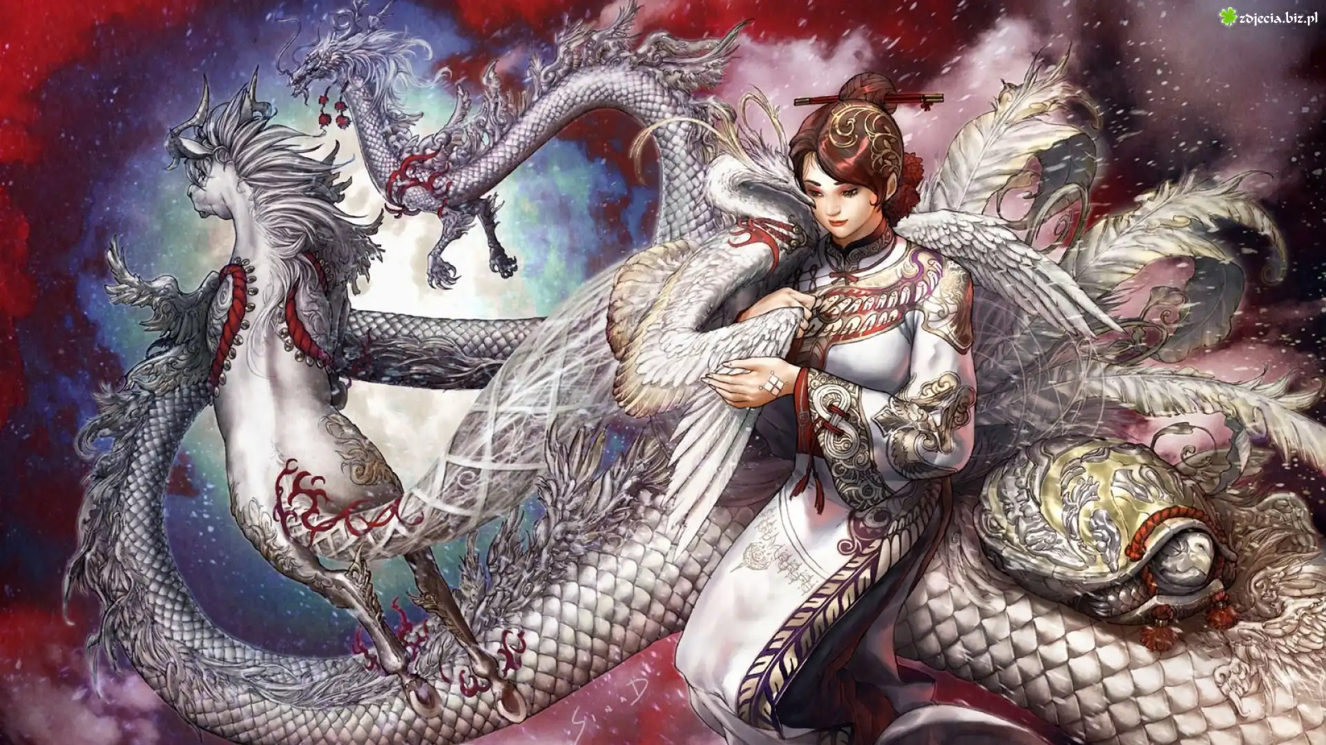 Kobieta, Fantasy, Grafika