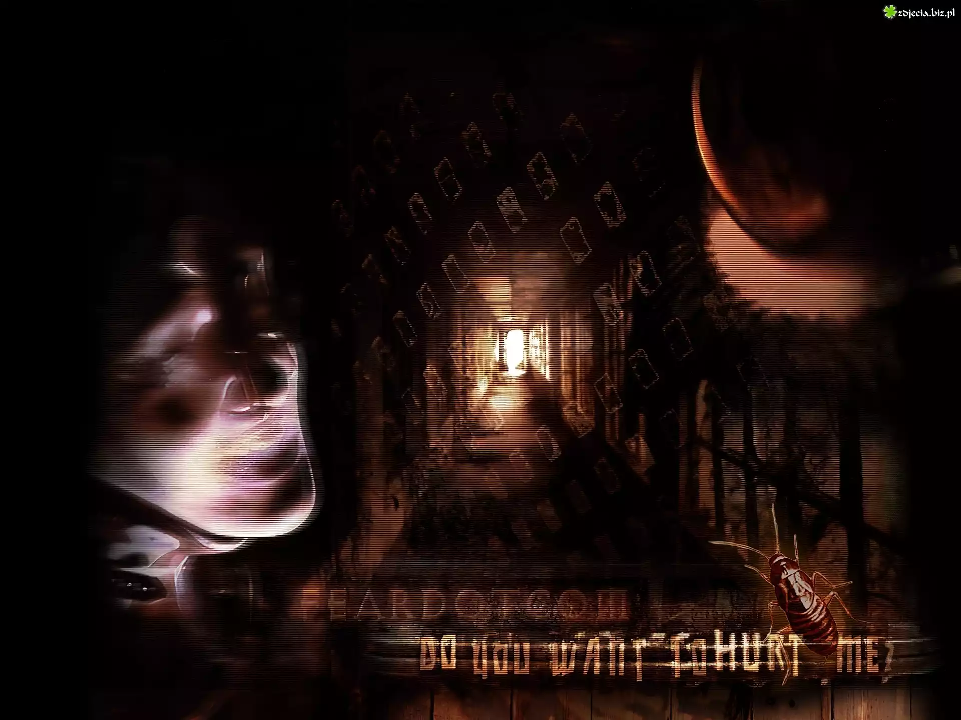 Fear Dot Com, korytarz, twarz