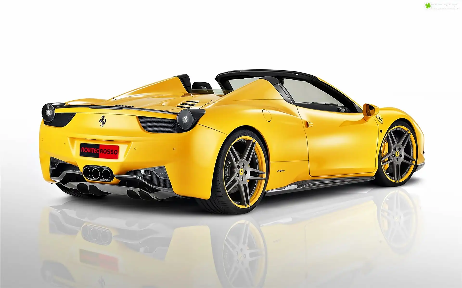 Ferrari, 458 Spider, Italia, Żólty