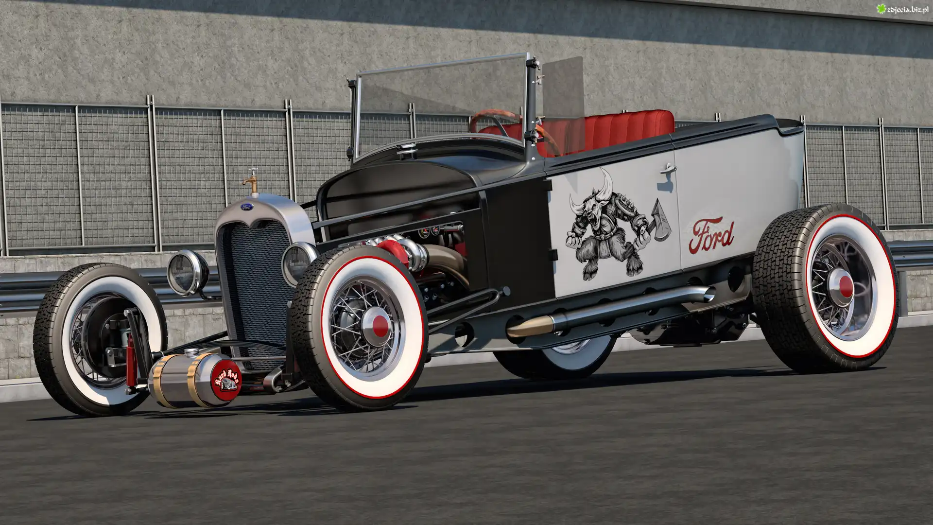 Zabytkowy, Ford Model A, 1930, Hot Rod