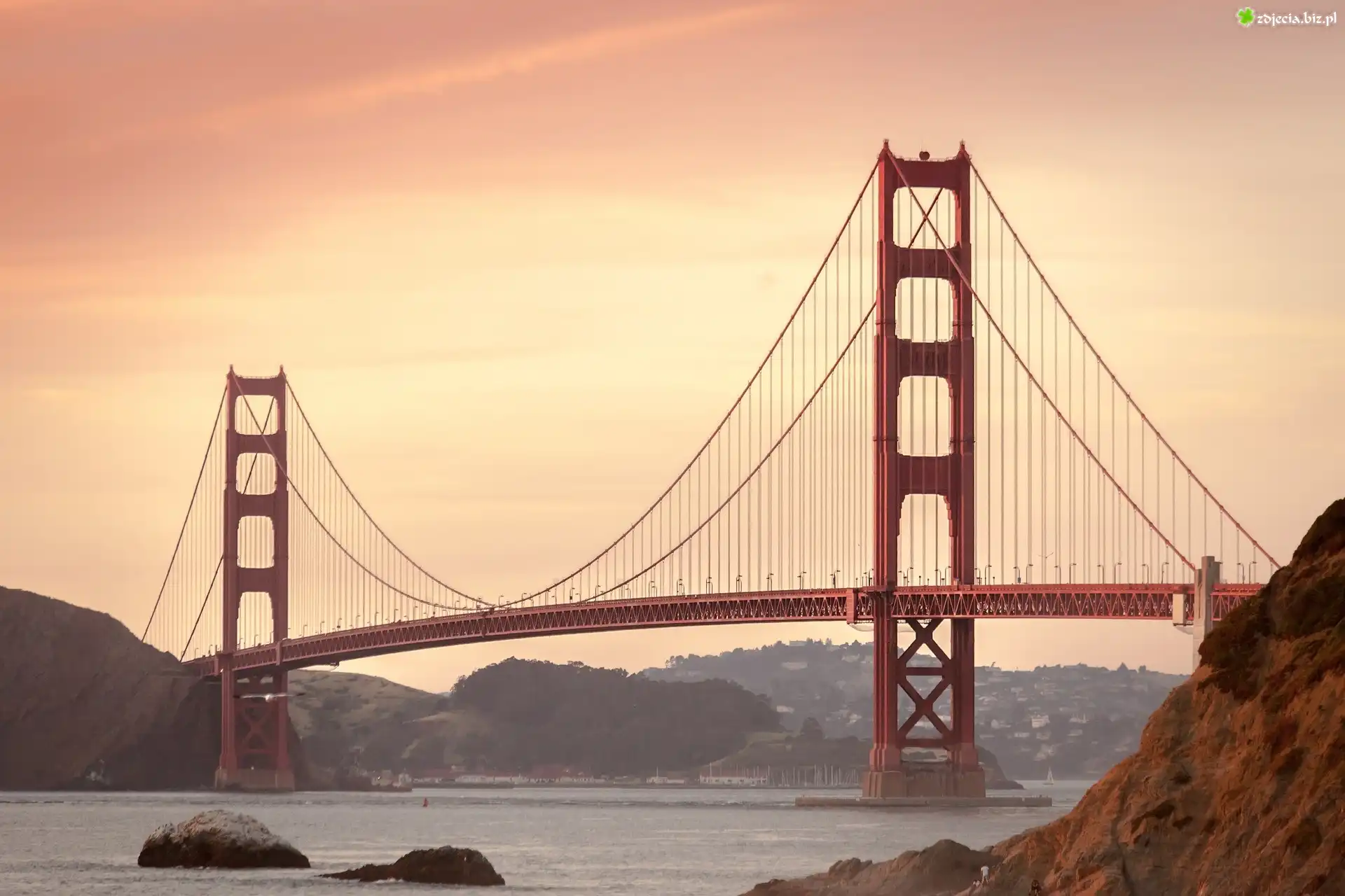 San Francisco, Stany Zjednoczone, Most, Golden Gate