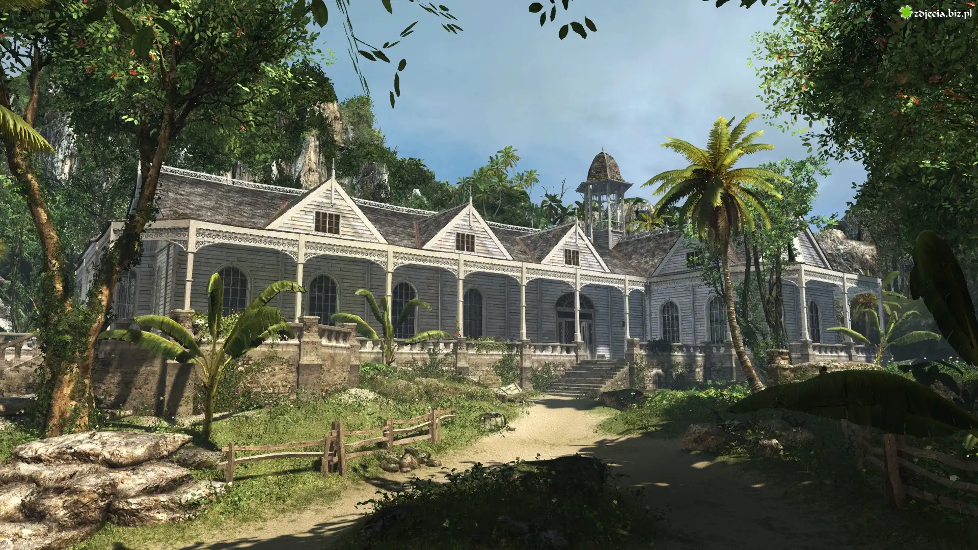 Assassins Creed IV Black Flag, Rezydencja, Architektura, Posiadłość, Karaiby