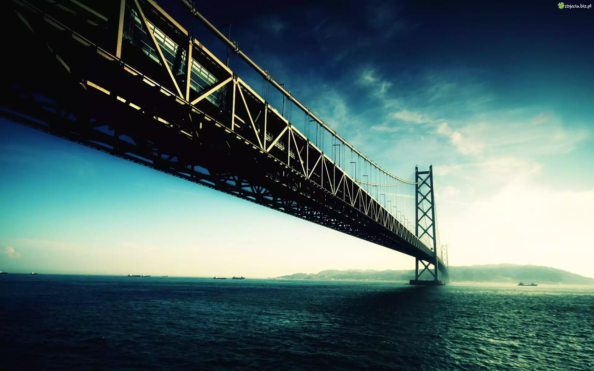 Most, Golden Gate, San Francisco, Ocean, Chmury
