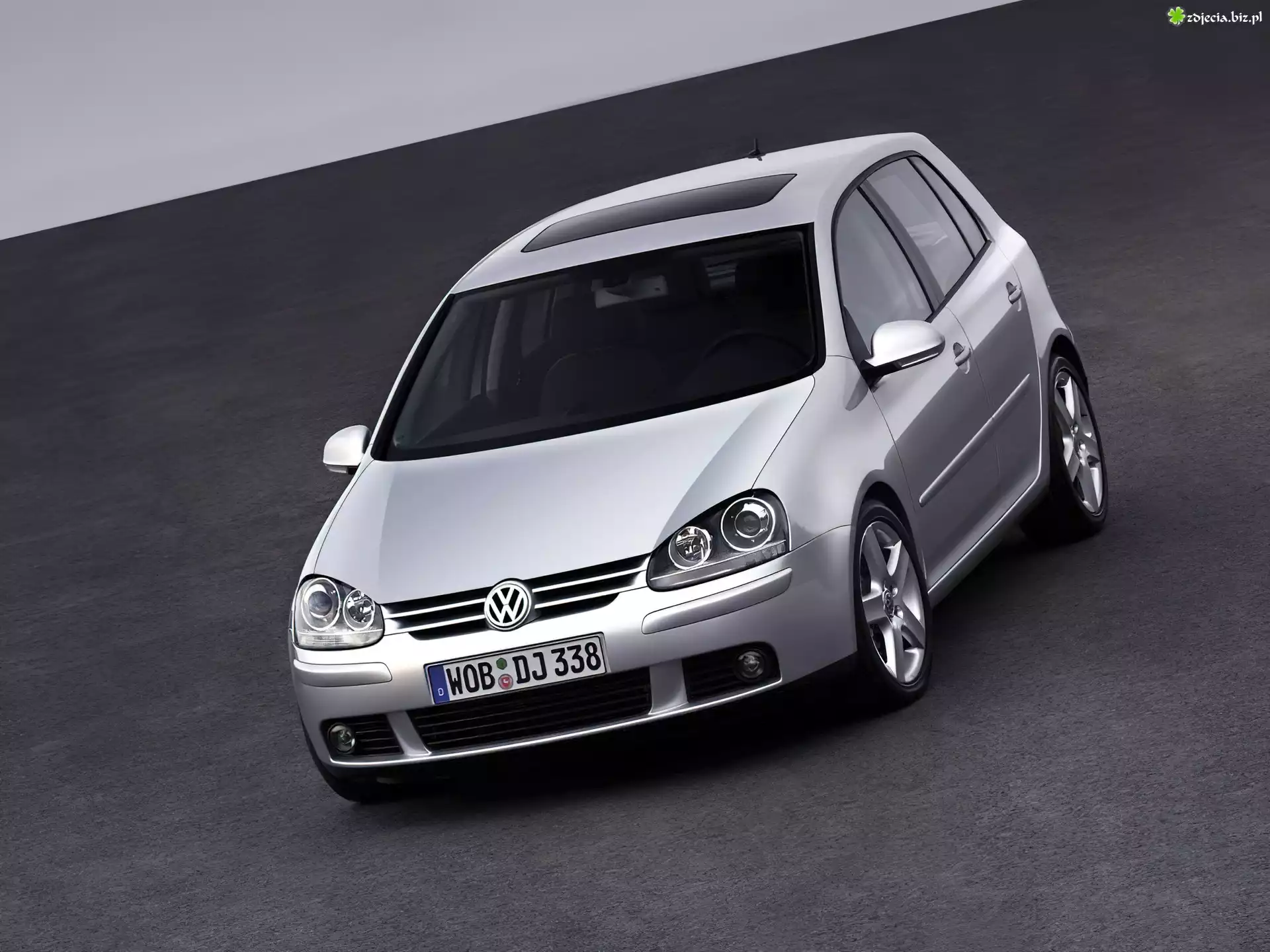 Golf 5, Srebrny, Szyberdach