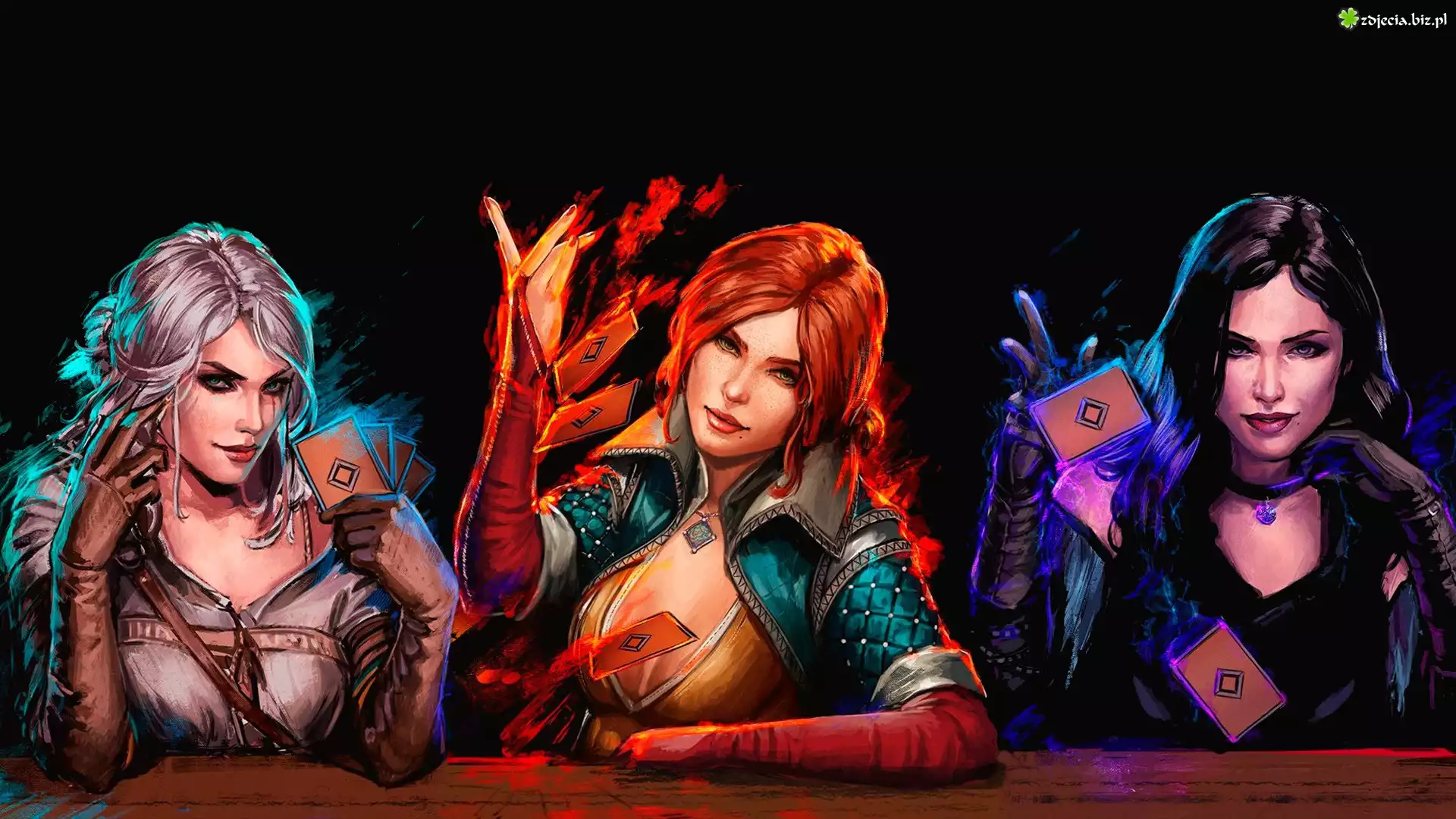 Zdj Cie Gra Gwint Wied Mi Ska Gra Karciana Gwent The Witcher Card Game Postacie Ciri Triss