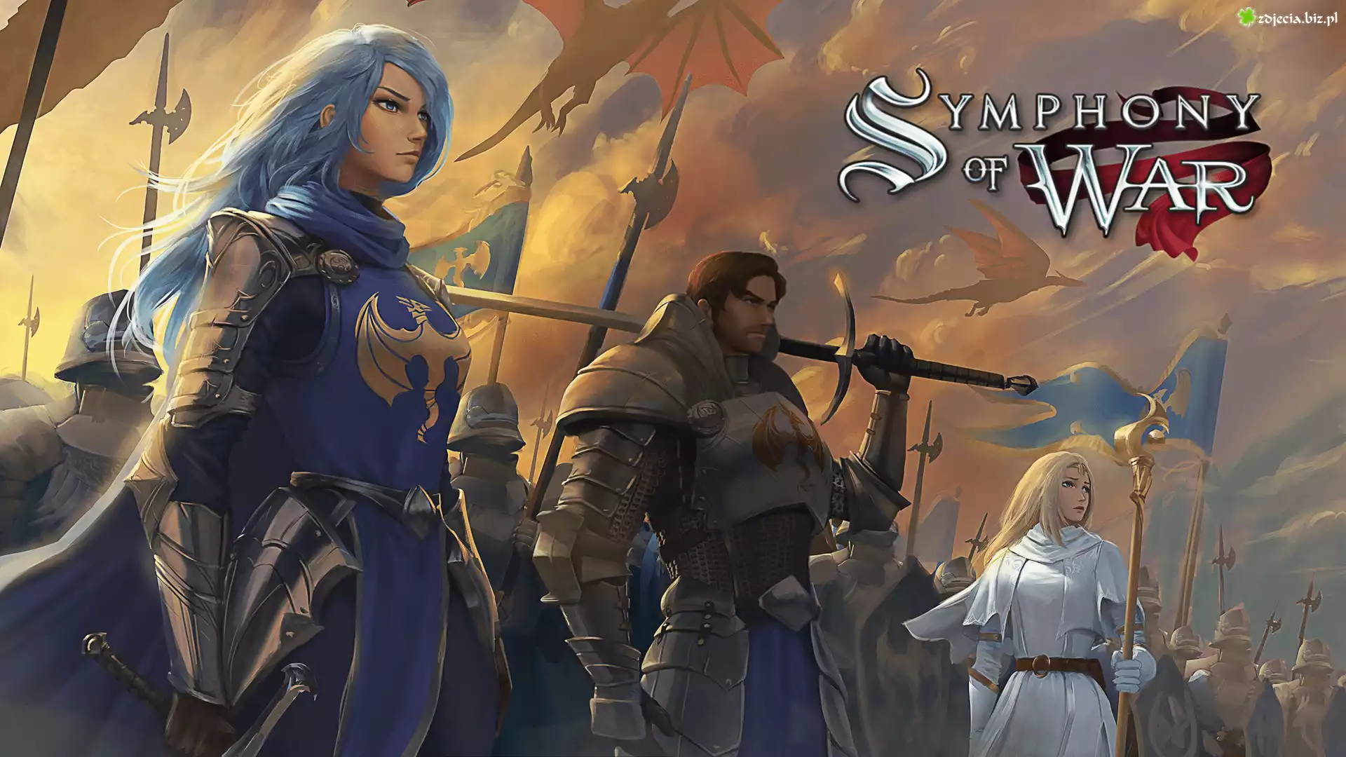 Gra, Symphony of War The Nephilim Saga, Rycerze, Plakat