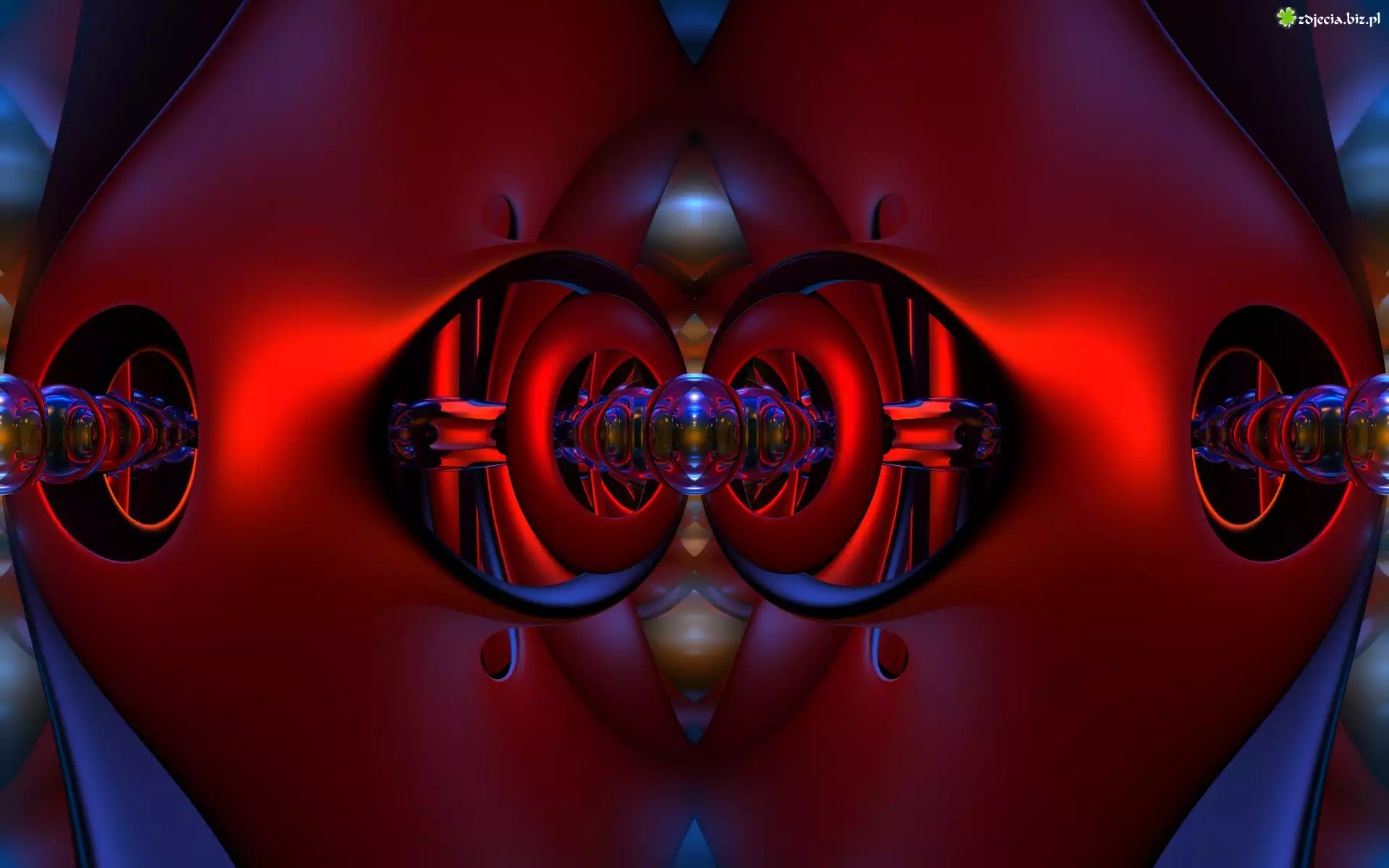Grafika 3D, Abstrakcja, Oczy
