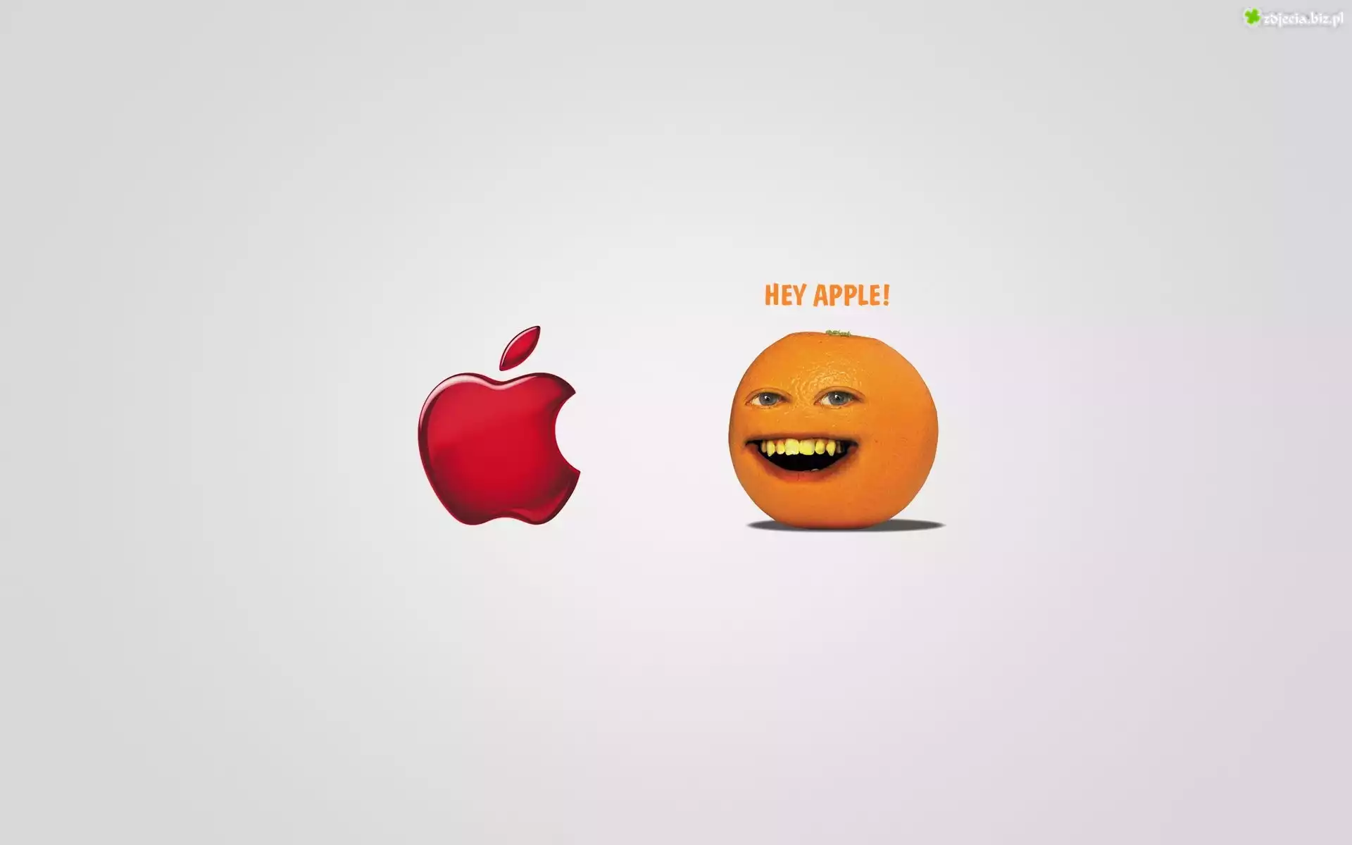 Grafika 2D, Logo, Apple, Pomarańcza