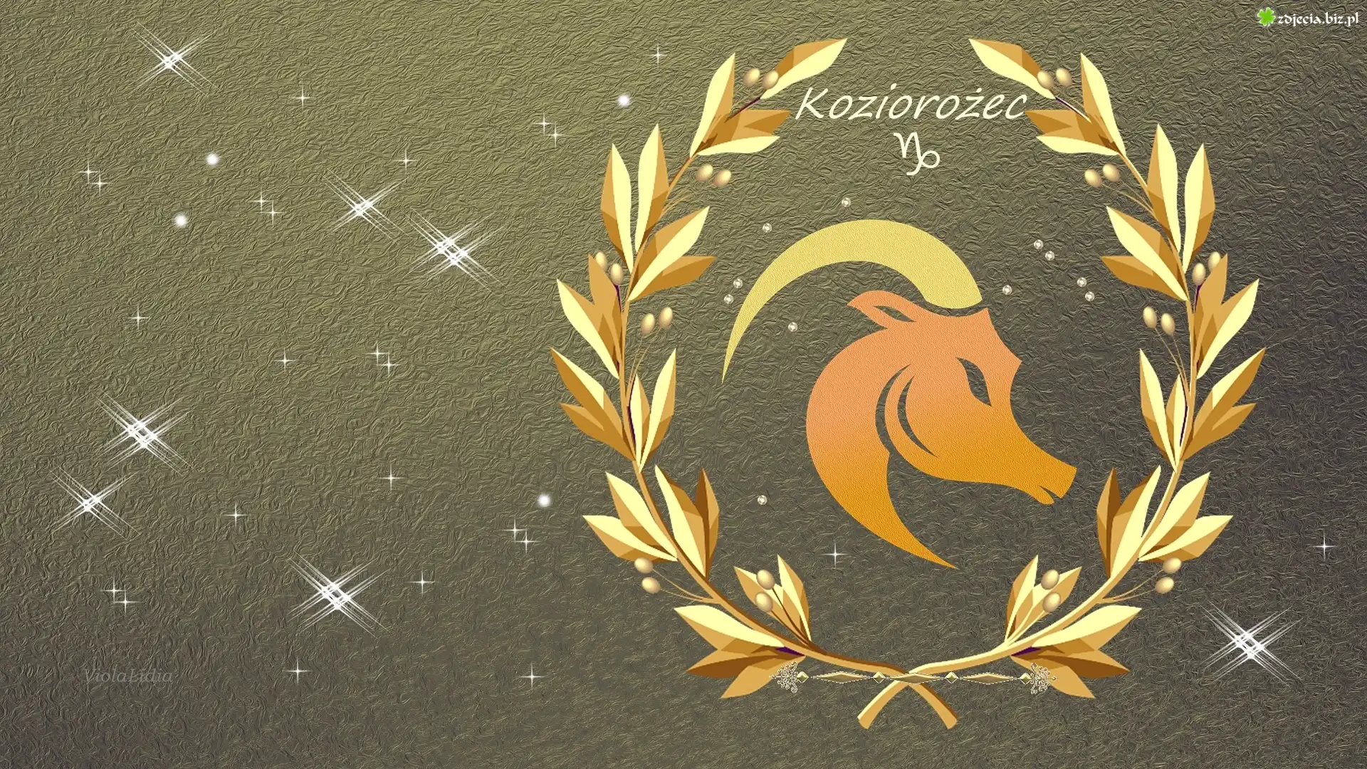 Grafika, Znak, Zodiak, Koziorożec