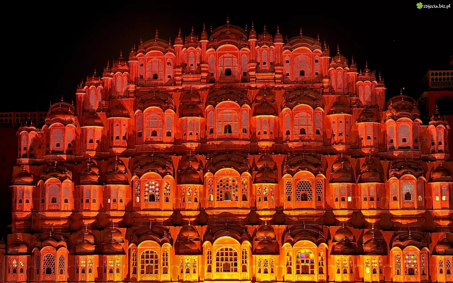Indie, Jaipur, Hawa Mahal, Pałac Wiatrów