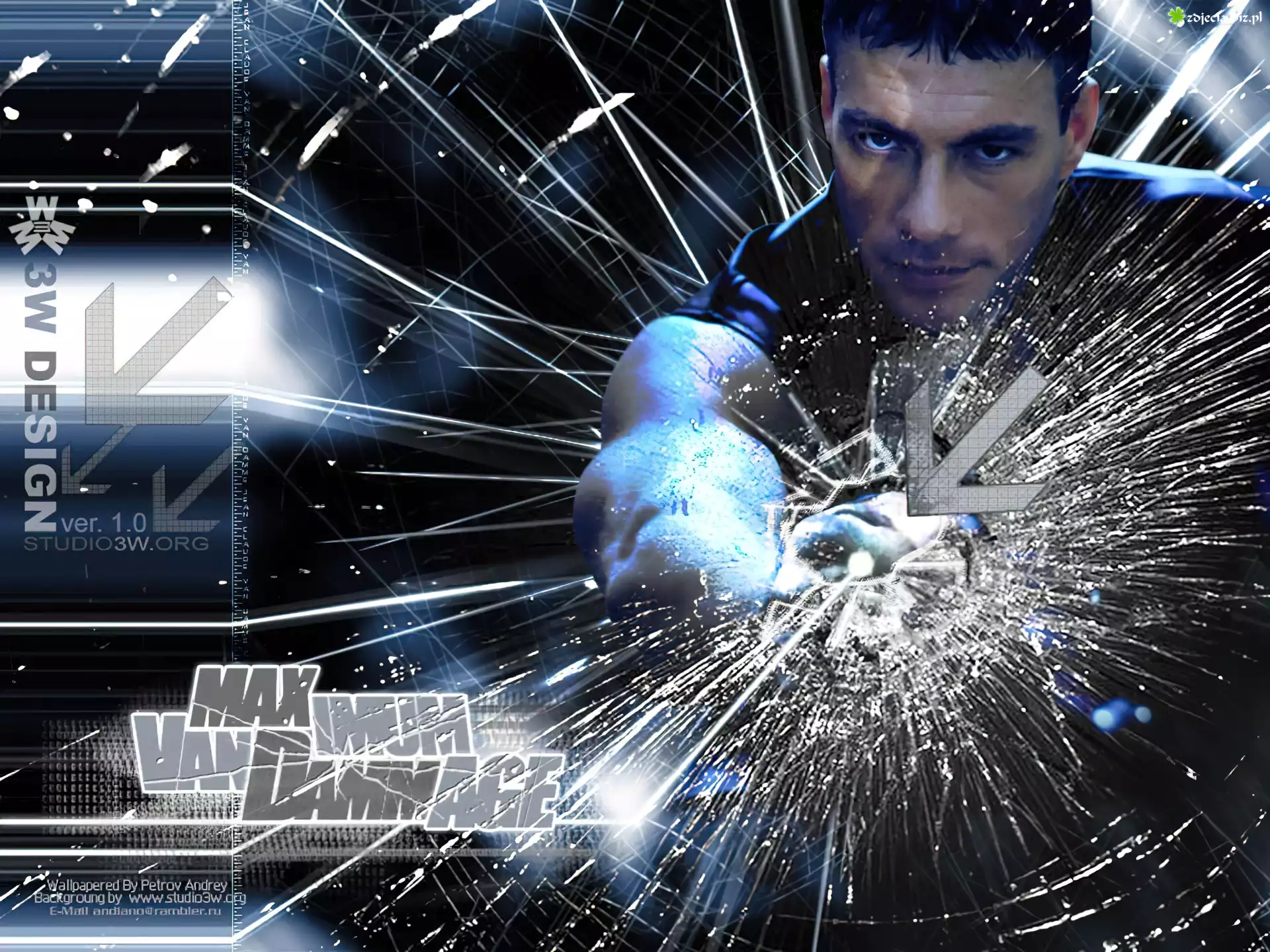 Jean Claude Van Damme,twarz